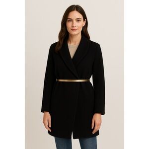 Margret O’Leary Wool Blend Textured Sweater Coat​​​​